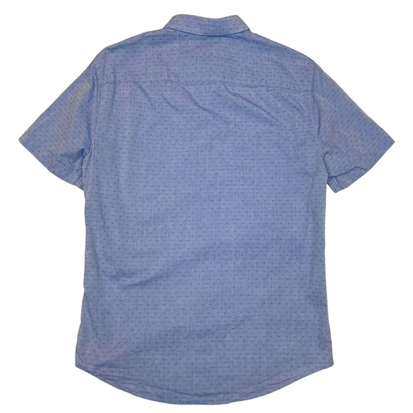 ⚡️SOLD⚡️Armani Exchange Men's Youth Ditsy-Print Dobby Shirt Slim Fit Button Down - Picture 4 of 16